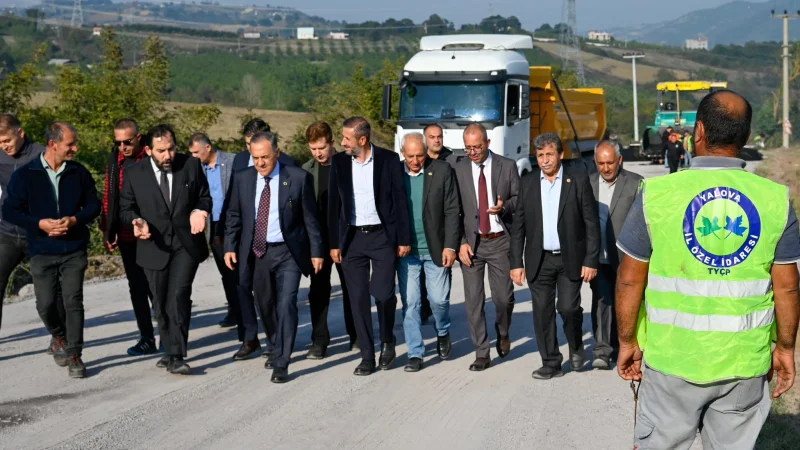 Yalova'da 49 Milyon Liralık Yol Yatırımı Başladı