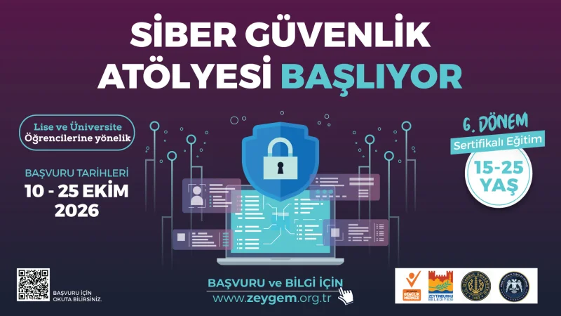 Zeytinburnu'nda Siber Güvenlik Eğitimi İçin Başvurular Başlıyor