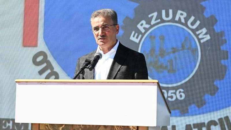 Erzurum'da Oto Tamir ve İmalatçıları Sanayi Sitesi'nin temeli atıldı