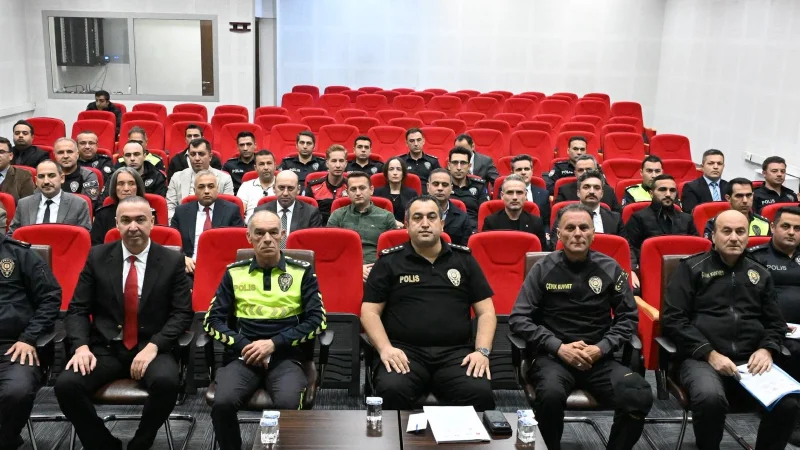 Karabük'te Asayiş ve Okul Güvenliği Masaya Yatırıldı