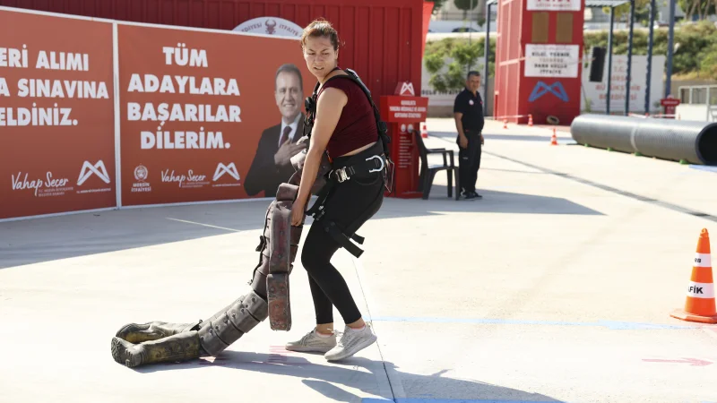 Mersin Büyükşehir Belediyesi İtfaiye Eri Alım Sınavları Tamamlandı