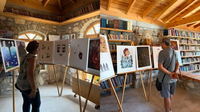 Muğla'da Uluslararası Karikatür Yarışması Sergisi Altı İlçede Sanatseverlerle Buluştu