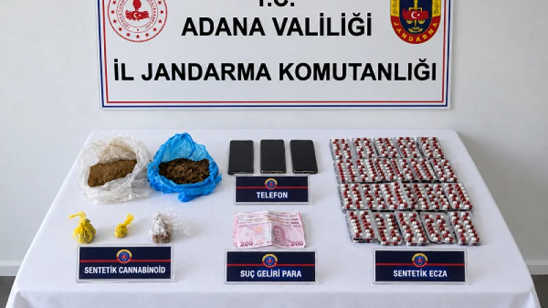 Adana'da Jandarmadan Uyuşturucu Operasyonu: 3 Gözaltı