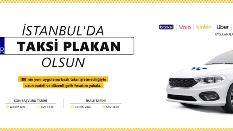 İstanbul'da Yeni Nesil Takisler İçin 10. İhale 13 Ekim'de Yapılacak