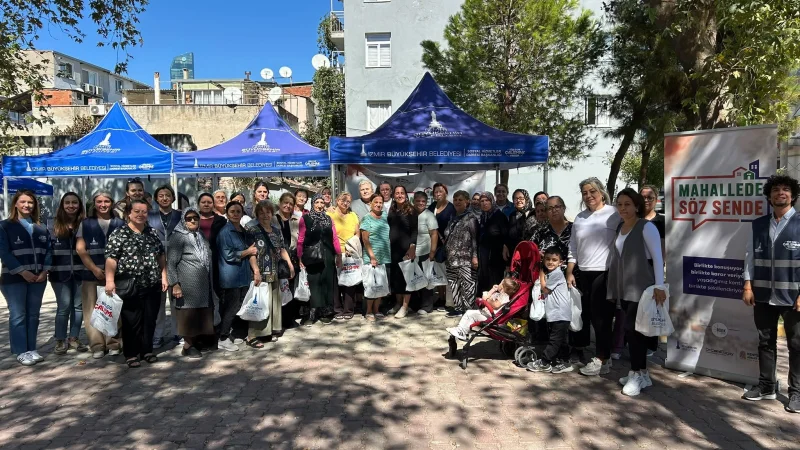 İzmir'de 'Mahallede Söz Sende' Buluşmalarının Altıncısı Bornova'da Gerçekleştirildi