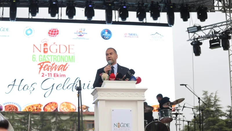 6. Niğde Gastronomi Festivali Binlerce Kişinin Katılımıyla Sona Erdi