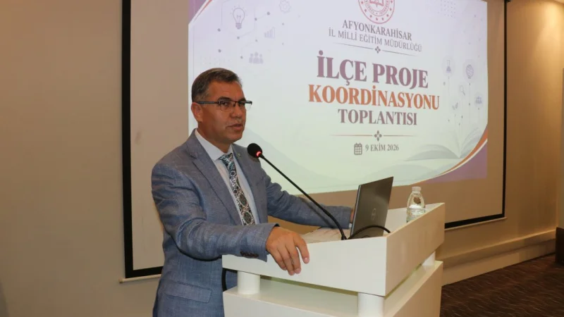 Afyonkarahisar'da Eğitimde Proje Koordinasyonu Güçlendiriliyor