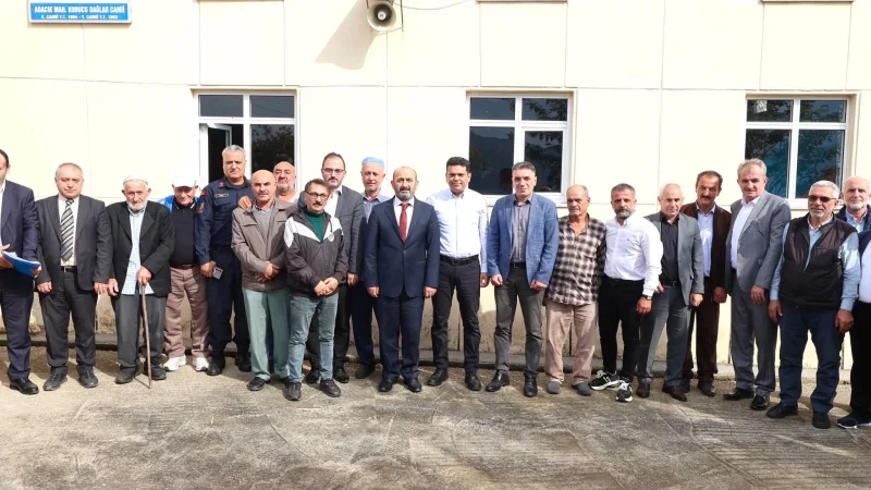 Akçaabat Kaymakamı Abdullah Şahin Adacık Mahallesi'ni Ziyaret Etti