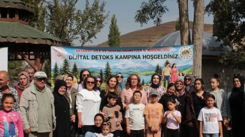 Aksaray'da Gençler İçin 'Dijital Detoks Kampı' Düzenlendi
