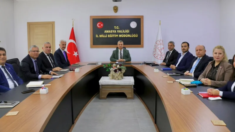 Amasya'da Eğitim-Öğretim Süreçleri Değerlendirildi