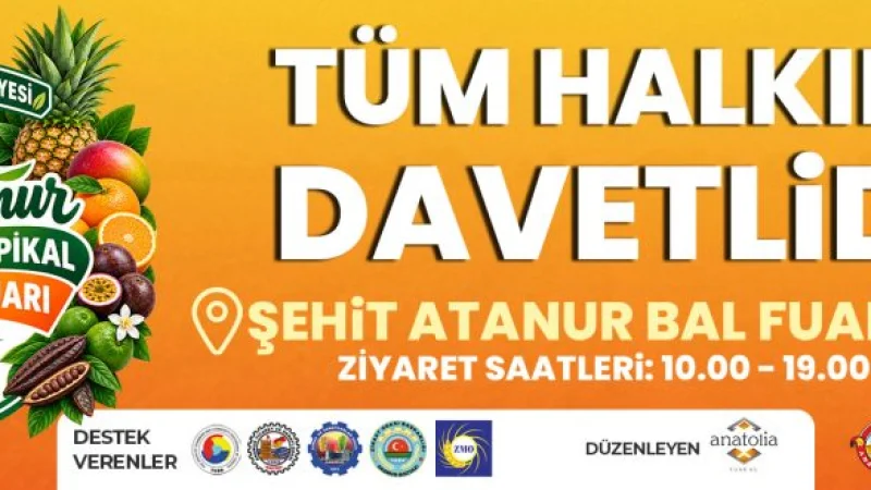 Anamur Tarım ve Tropikal Ürünler Fuarı İçin Geri Sayım Başladı