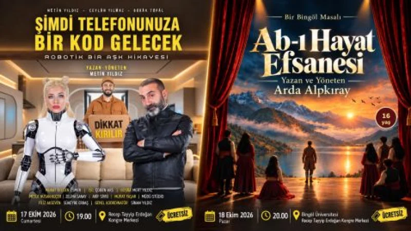 Bingöl'de Ücretsiz Tiyatro Şöleni İki Gün Sürecek