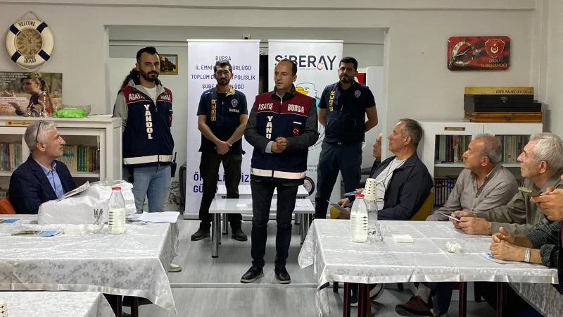 Bursa Emniyeti'nden Emekli Astsubaylara Siber Güvenlik Eğitimi
