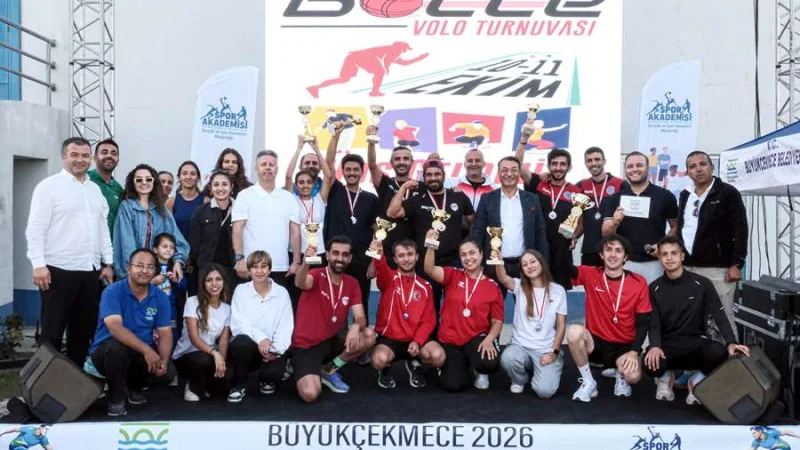 Büyükçekmece'de Bocce Volo Turnuvası Heyecanı Sona Erdi