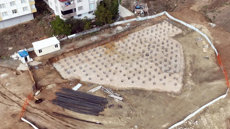 Çerkezköy'de Cem Evi Projesi'nde Temel Betonu Döküldü