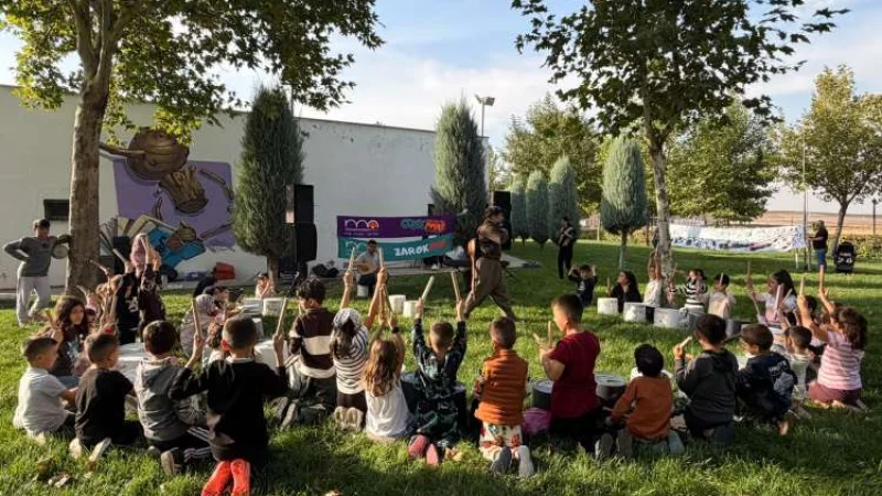 Çınar'da Çocuklar İçin Müzik Atölyesi Düzenlendi