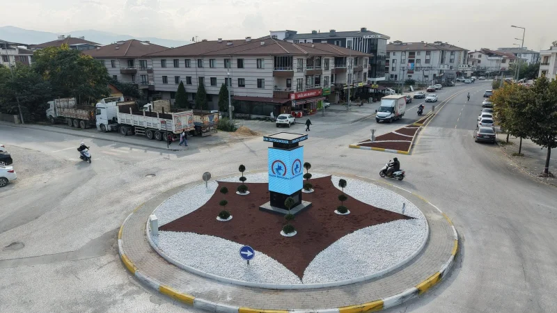 Düzce'de Emniyet ve Otogar Kavşaklarında Düzenleme Tamamlandı