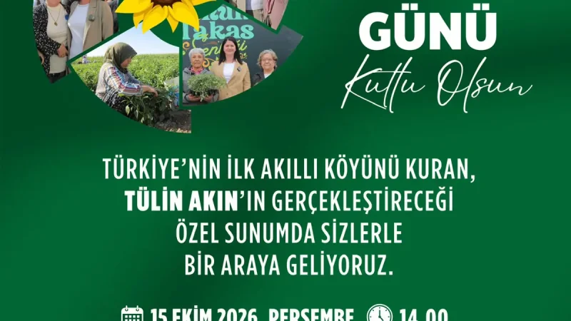 Edirne'de Dünya Kadın Çiftçiler Günü İçin Özel Program Düzenlenecek