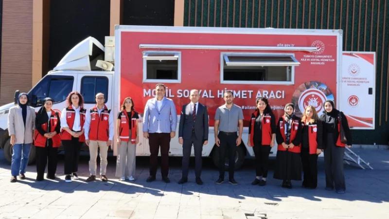 Erzincan'da Mobil Sosyal Hizmet Aracı Tüm İlçelerdeki Saha Çalışmalarını Tamamladı