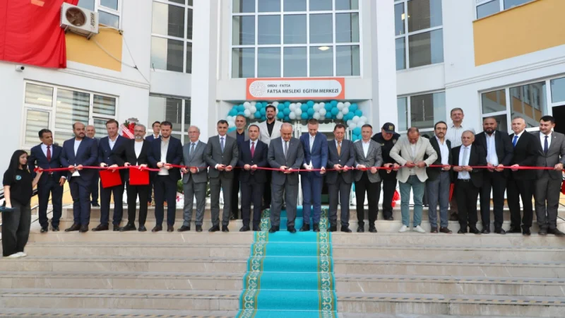 Fatsa Mesleki Eğitim Merkezi'ne 11 Yeni Atölye Kazandırıldı