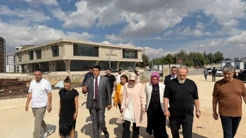 Gaziantep Otizm Merkezi'nin İnşaat Çalışmaları Yerinde İncelendi