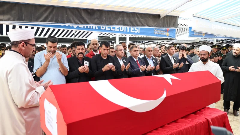 Kahramanmaraş'ta Şehit Piyade Uzman Çavuş Yusuf Güneş Son Yolculuğuna Uğurlandı