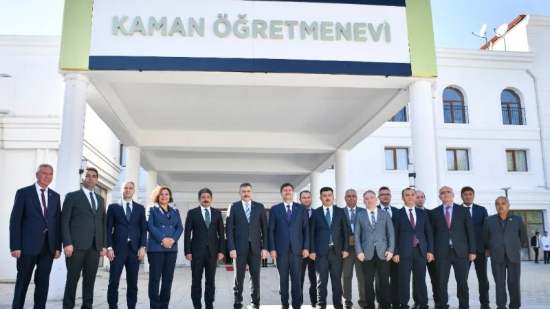 Kaman'da 74 Yatak Kapasiteli Yeni Öğretmenevi İçin Geri Sayım Başladı