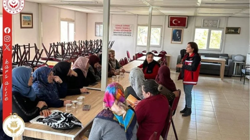 Kars'ta Kadına Yönelik Şiddetle Mücadele Kapsamında Bilgilendirme Çalışmaları Sürüyor