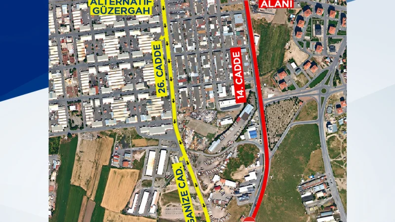 Kayseri'de Bir Cadde Asfalt Çalışmaları Nedeniyle Trafiğe Kapatılacak