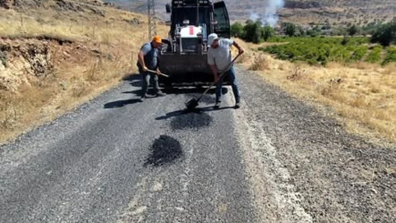 Mardin Savur'da Dereiçi ve Yaylayanı Yolu Asfaltla Yenileniyor