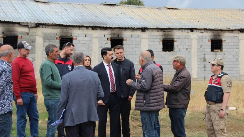 Mazgirt Kaymakamı Akduman'dan Yangınzedeye Ziyaret ve Vatandaşlarla Buluşma