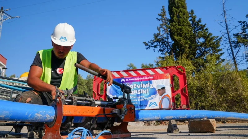 Mersin'in Aydıncık İlçesinde İçme Suyu Hattı Yenilendi