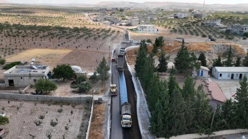 Şanlıurfa'da 40 Kilometrelik Grup Yolu Asfaltlandı