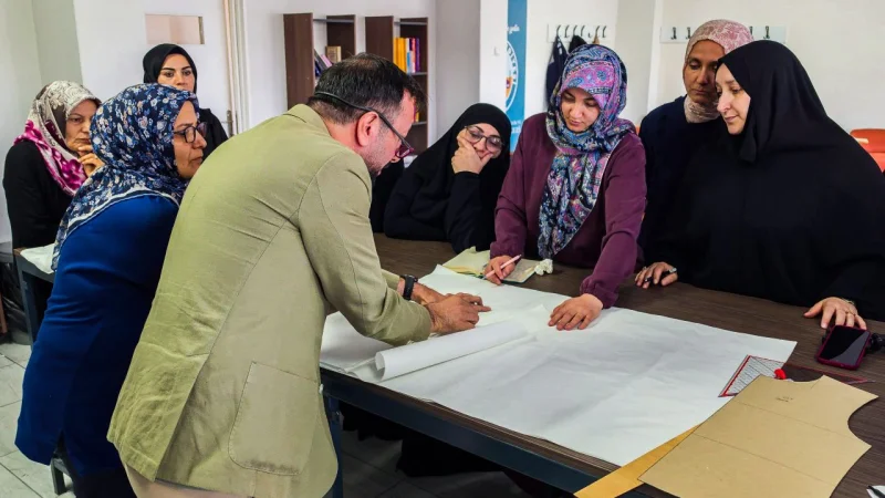 Tokat'ın Turhal İlçesinde TUGİM'den Moda Tasarım Kursu