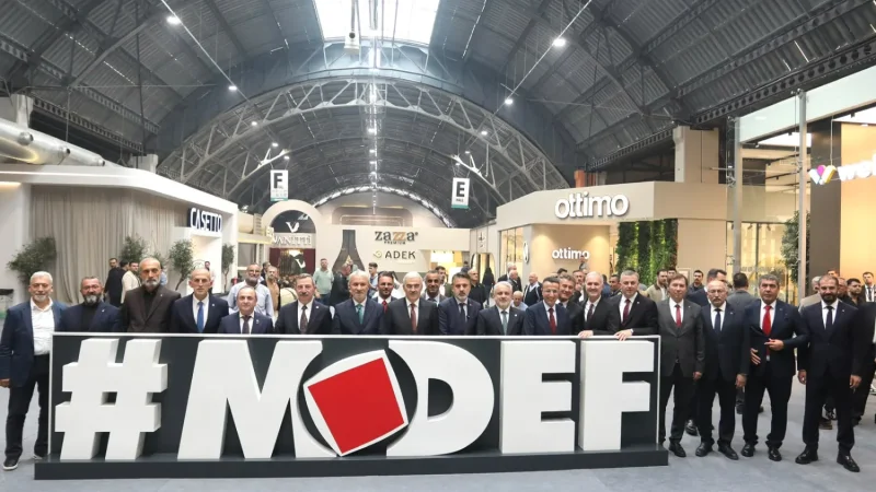 55. Uluslararası MODEF EXPO İnegöl Mobilya Fuarı kapılarını açtı