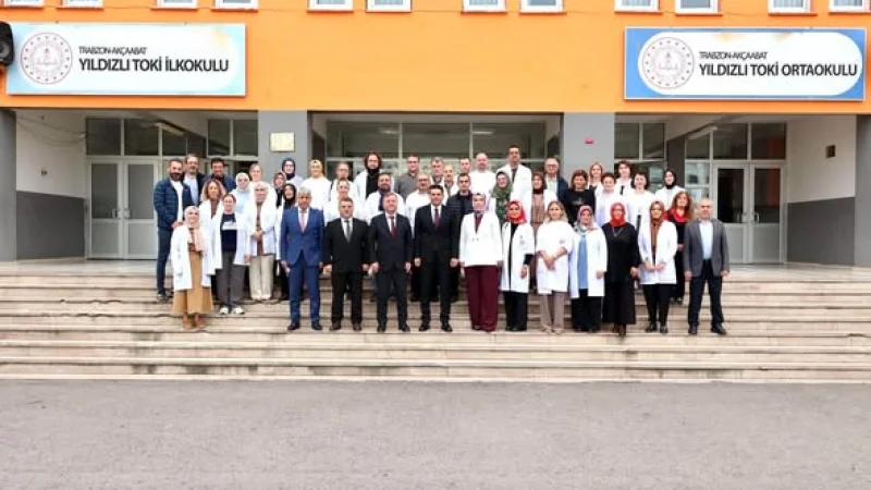Akçaabat Kaymakamı Abdullah Şahin'den Yıldızlı Toki Okullarına Ziyaret