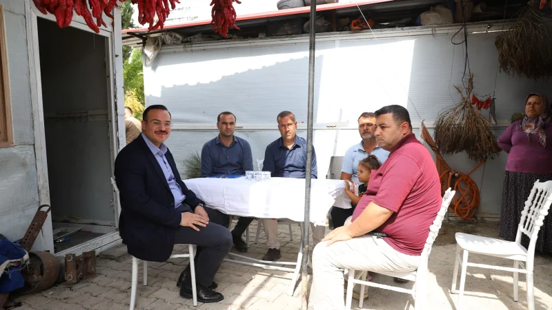 Altınözü'nde Konteyneri Yanan Aileye Kaymakamlık Ziyareti