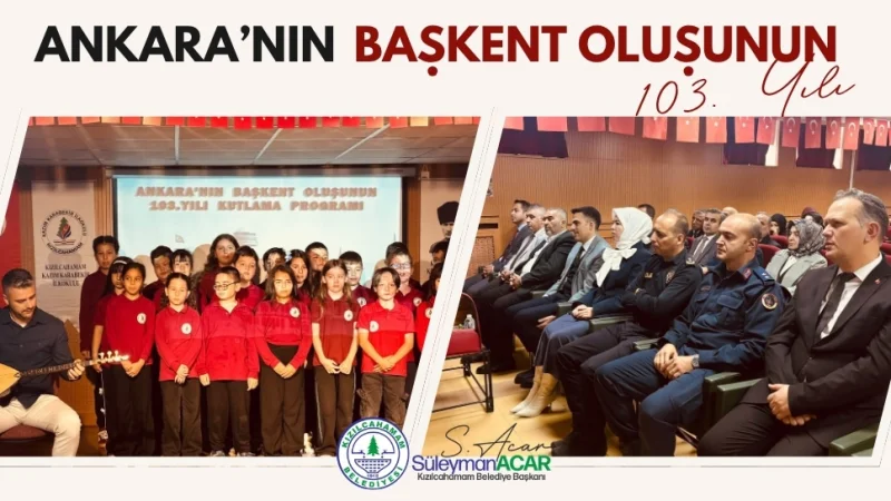 Ankara'nın Başkent Oluşu Kızılcahamam'da Törenle Kutlandı
