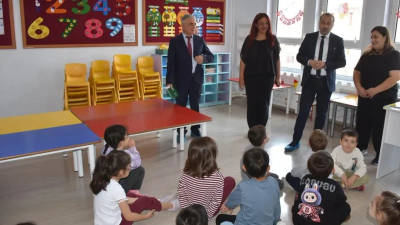 Artvin İl Milli Eğitim Müdürü Beraat Şahin'den Şehit Zeki Ömer Varan Anaokulu'na Ziyaret