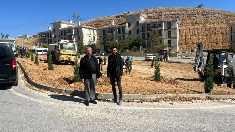 Avanos TOKİ Bölgesinde Ağaçlandırma ve Çevre Düzenlemesi Başlatıldı