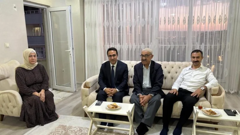 Batman'da Şehit Mehmet Tufan'ın Ailesine Vefa Ziyareti