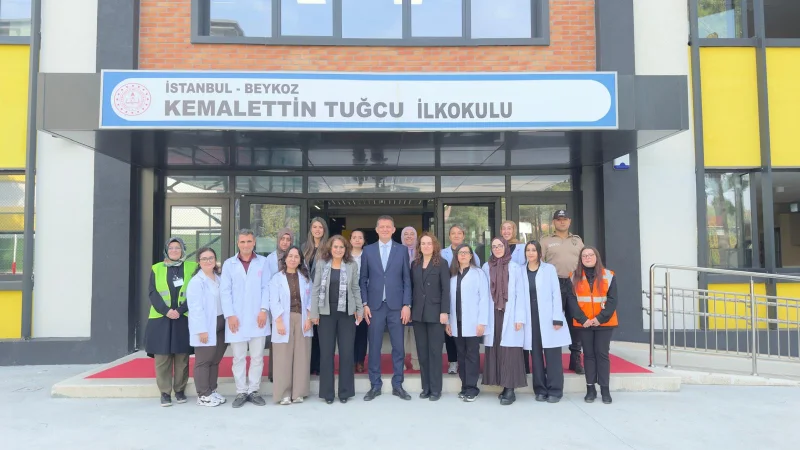 Beykoz Kaymakamı Dr. Fatih Ürkmezer'den Kemalettin Tuğcu İlkokulu'na Ziyaret
