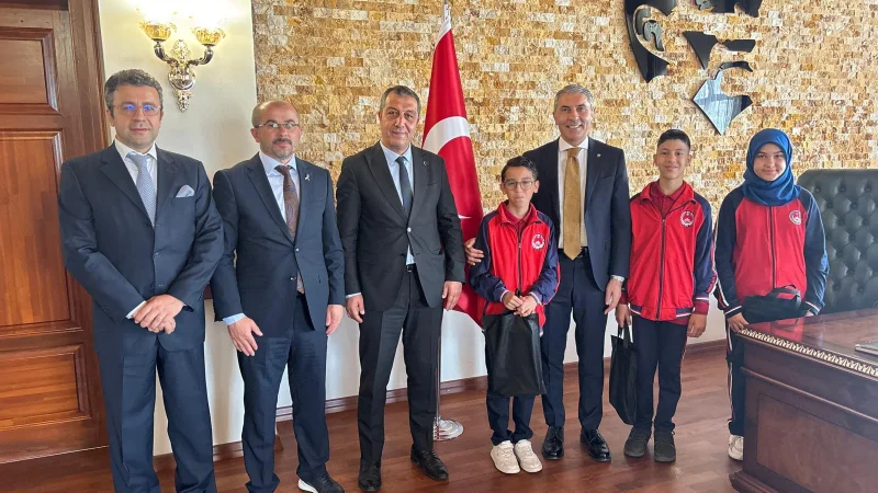Beypazarlı Öğrencilerden Deneyap Projeleri İçin Kaymakamlığa Ziyaret