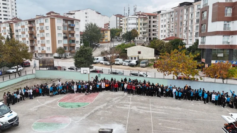 Bilecik'te Öğrencilere Kapsamlı Afet Farkındalık Eğitimi