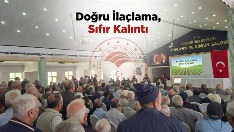 Bolu'da Üreticilere 'Doğru İlaçlama ve B-Reçete' Eğitimi