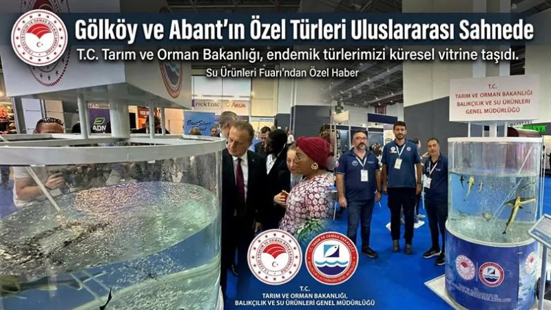 Bolu'nun Endemik Balık Türleri İzmir'de Uluslararası Sahnede