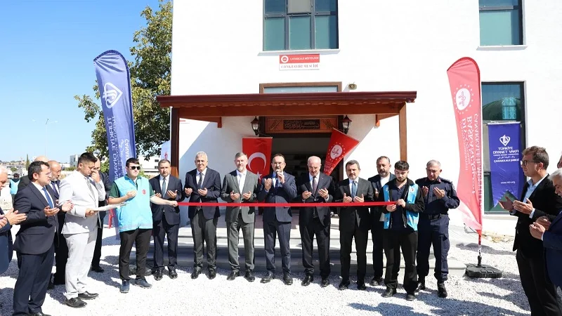Çanakkale'de Conkbayırı Mescidi ve 4-6 Yaş Kur'an Kursu Hizmete Açıldı