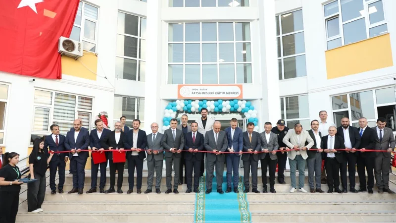 Fatsa Mesleki Eğitim Merkezi'ne 11 Yeni Atölye Kazandırıldı