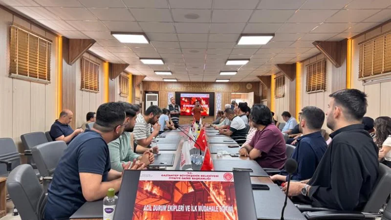 Gaziantep İl Tarım ve Orman Müdürlüğü'nde Yangın Güvenliği Eğitimi
