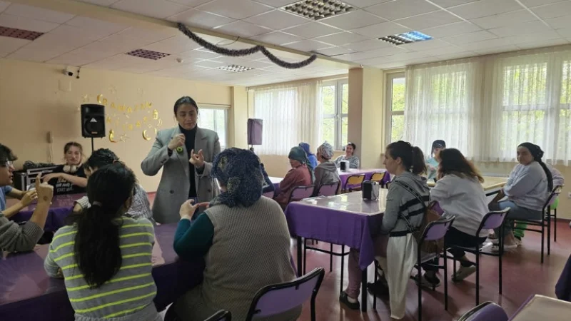 Gümüşhane'de Özel Bireylere Yönelik İşaret Dili Eğitimi Verildi